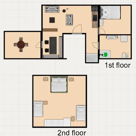 6p Newly Renovated With Unique Roof-terrace Apartment