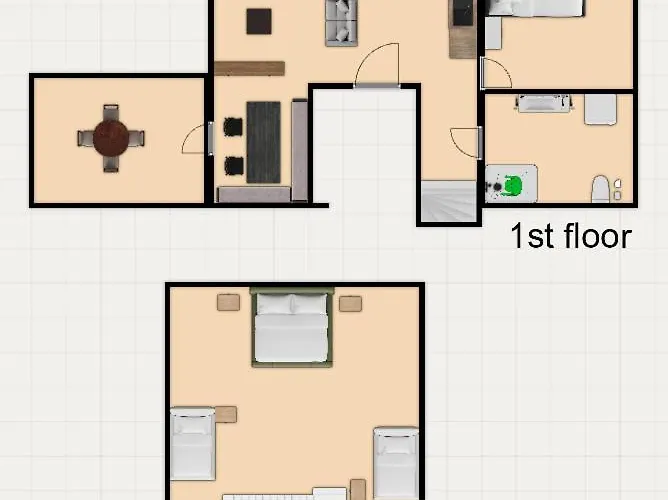 6p Newly Renovated With Unique Roof-terrace Διαμέρισμα